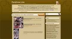Desktop Screenshot of pantyhose-line.net