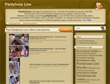 Tablet Screenshot of pantyhose-line.net